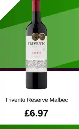 Asda Trivento Reserve Malbec offer