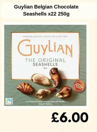 Sainsbury's Guylian Belgian Chocolate Seashells offer