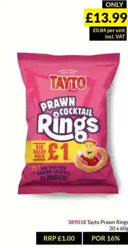 Musgrave MarketPlace Tayto Prawn Rings offer