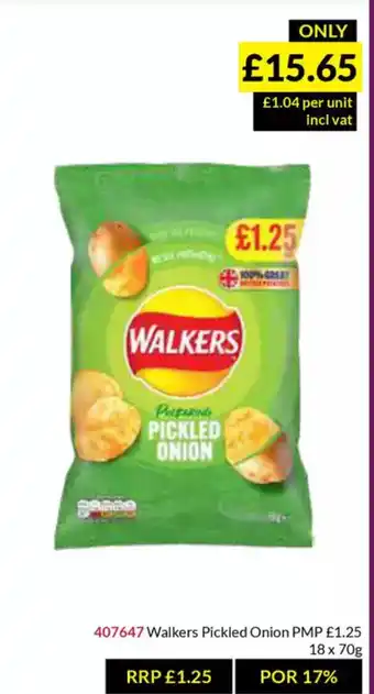 Musgrave MarketPlace Walkers Pickled Onion offer