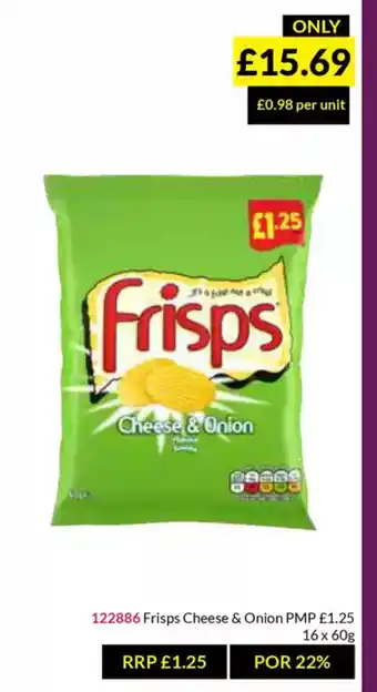 Musgrave MarketPlace Frisps Cheese & Onion offer