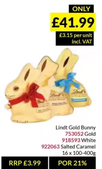 Musgrave MarketPlace Lindt Gold Bunny offer