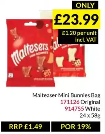 Musgrave MarketPlace Malteaser Mini Bunnies Bag offer