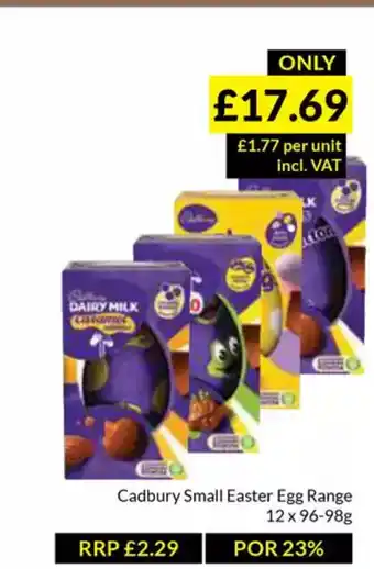 Musgrave MarketPlace Cadbury Small Easter Egg Range offer