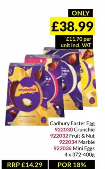 Musgrave MarketPlace Cadbury Easter Egg offer