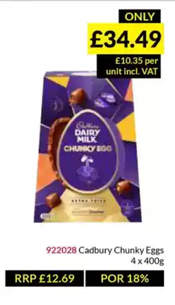 Musgrave MarketPlace Cadbury Chunky Eggs offer