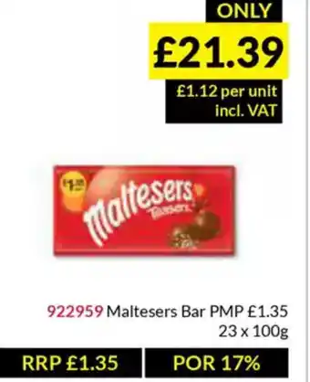 Musgrave MarketPlace Maltesers Bar offer