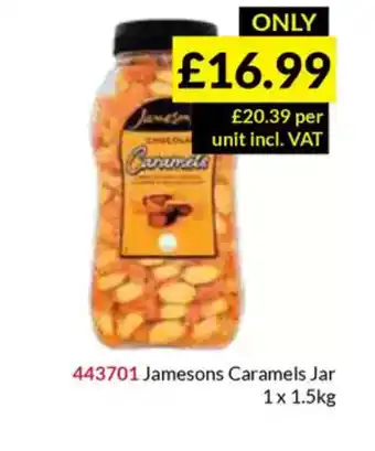 Musgrave MarketPlace Jamesons Caramels Jar offer