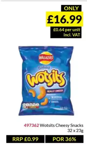 Musgrave MarketPlace Wotsits Cheesy Snacks offer