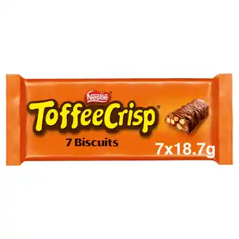 Asda Toffee Crisp Biscuits 7 x 18.7g (130.9g) offer