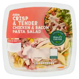 Asda ASDA Asda Crisp & Tender Chicken & Bacon Pasta Salad 345g offer