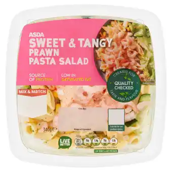 Asda ASDA Sweet & Tangy Prawn Pasta Salad 340g offer