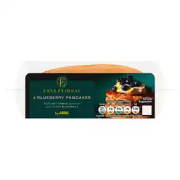 Asda Exceptional by ASDA 4 Blueberry Pancakes offer