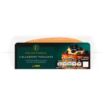 Asda Exceptional by ASDA 4 Blueberry Pancakes offer