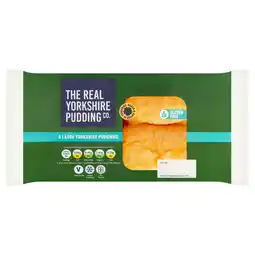 Asda The Real Yorkshire Pudding Co. 4 Large Gluten Free Yorkshire Puddings 160g offer