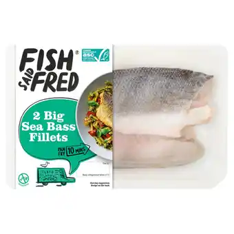 Asda Fish Said Fred Big Fillets of Sea Bass 240g offer