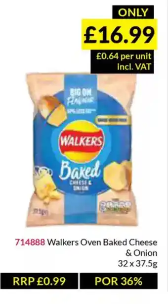 Musgrave MarketPlace Walkers Oven Baked Cheese & Onion offer