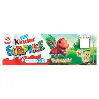 Asda Kinder Surprise Eggs 3x offer