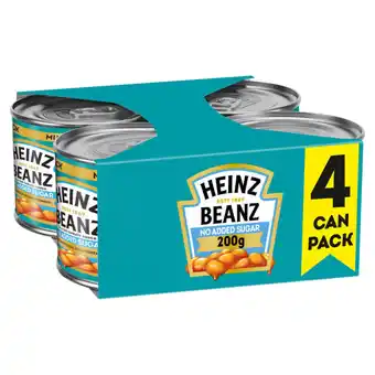 Asda Heinz Beanz in a Rich Tomato Sauce 4 x 200g offer