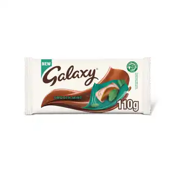 Asda Galaxy Smooth Mint Chocolate Block Bar  offer