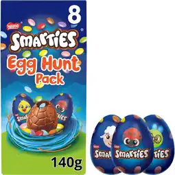 Asda Smarties 8 Egg Hunt 140g offer