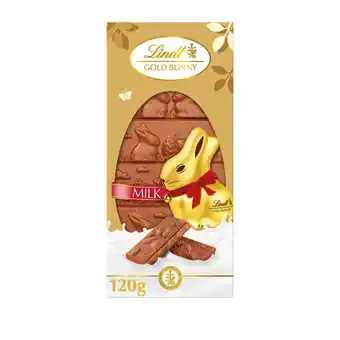 Asda Lindt Gold Bunny Chocolate Milk Easter Bar 120g offer