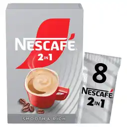 Asda Nescafé 2 in 1 8 x 9g (72g) offer