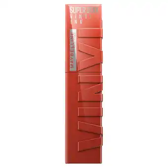 Asda Maybelline SuperStay Vinyl Ink Long Lasting Liquid Lipstick Shine Finish 130 Extra offer