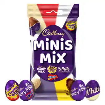 Asda Cadbury Mixed Easter Chocolate Chocolate Eggs Mini 238 Gr offer