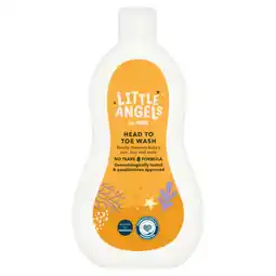 Asda LITTLE ANGELS by ASDA Head to Toe Wash 500ml offer