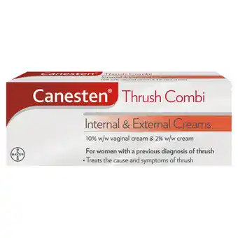 Asda Canesten Cream Combi Internal & External Creams offer