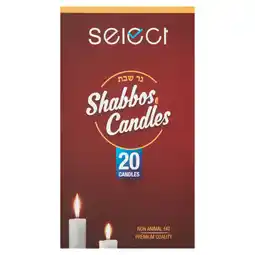 Asda Select 20 Shabbos Candles offer