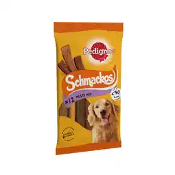 Iceland Pedigree Schmackos Adult Dog Treats Multi Mix 12 Strips 86g offer