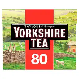 Tesco Yorkshire 80 Teabags 250G offer