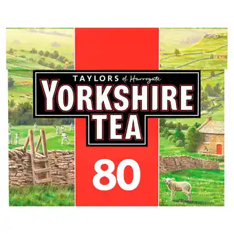 Tesco Yorkshire 80 Teabags 250G offer