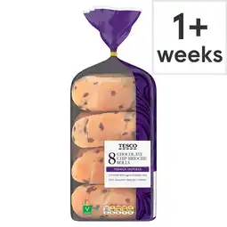 Tesco Tesco Chocolate Chip Brioche Rolls 8 Pack offer