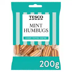 Tesco Tesco Mint Humbugs 200G offer