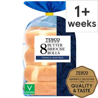 Tesco Tesco Butter Brioche Rolls 8 Pack offer