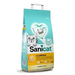 Tesco Sanicat Clumping Fragrance Free Cat Litter 10l offer