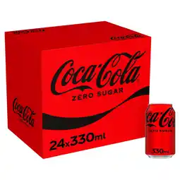 Tesco Coca-Cola Zero Sugar 24x330ml offer