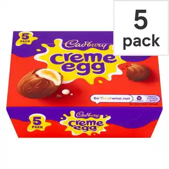 Tesco Cadbury Creme Egg 5 Pack 200G offer