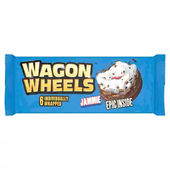 Tesco Wagon Wheel Jammie 6 Pack offer