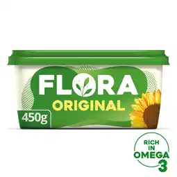 Tesco Flora Original Spread with Natural Ingredients 450G offer
