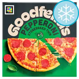 Tesco Goodfella's Stonebaked Thin Pepperoni Pizza 332g offer