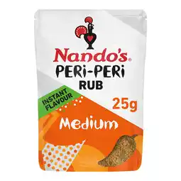 Tesco Nando's Peri Peri Rub Medium 25G offer