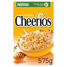 Tesco Nestlé Cheerios Honey Cereal 575g offer