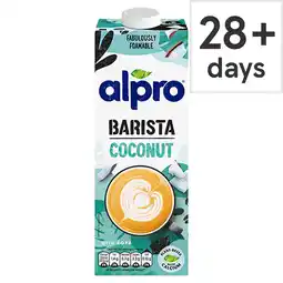 Tesco Alpro Barista Coconut Long Life Dairy Free Drink 1L offer