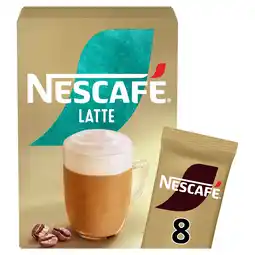 Tesco Nescafe Latte Coffee Sachets x8 144g offer