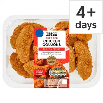 Tesco Tesco Breaded Chicken Goujons 270g offer