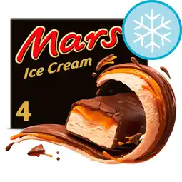 Tesco Mars Ice Cream Bars 4 x 49.5 ml offer